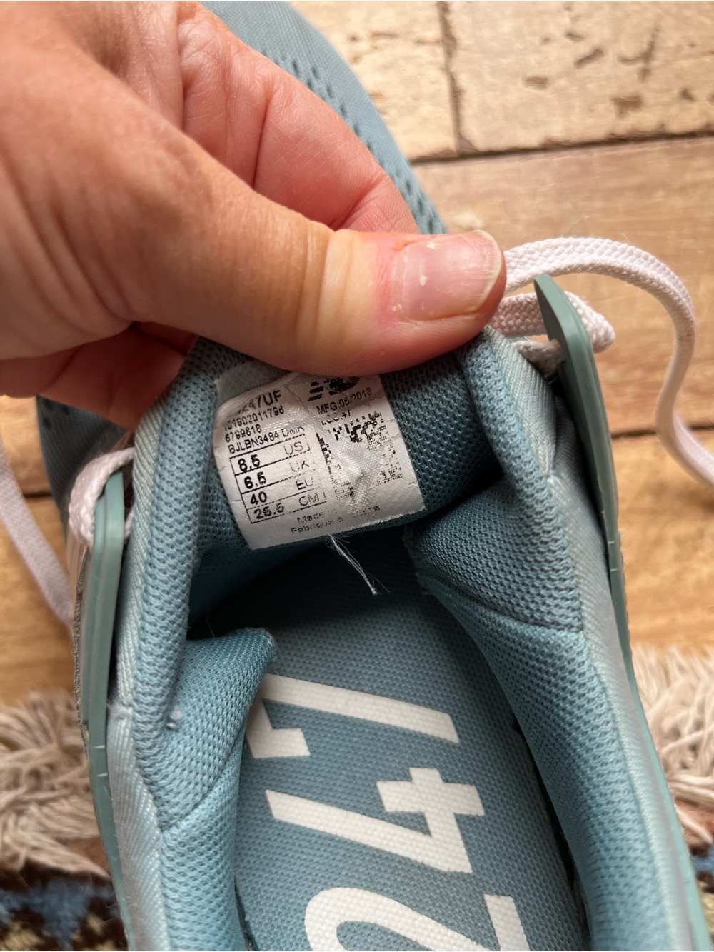 New Balance Light Blue 247 sneakers